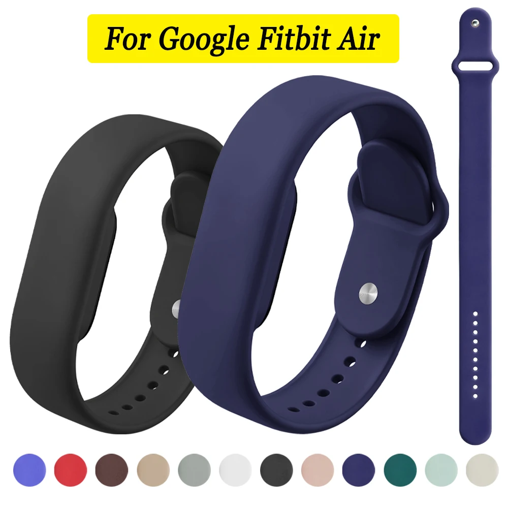For Google Fitbit Air Replacement Band Sport Soft Silicone Loop Watch Strap Bracelet Correa for Fitbit Air Smartwatch Accessorie
