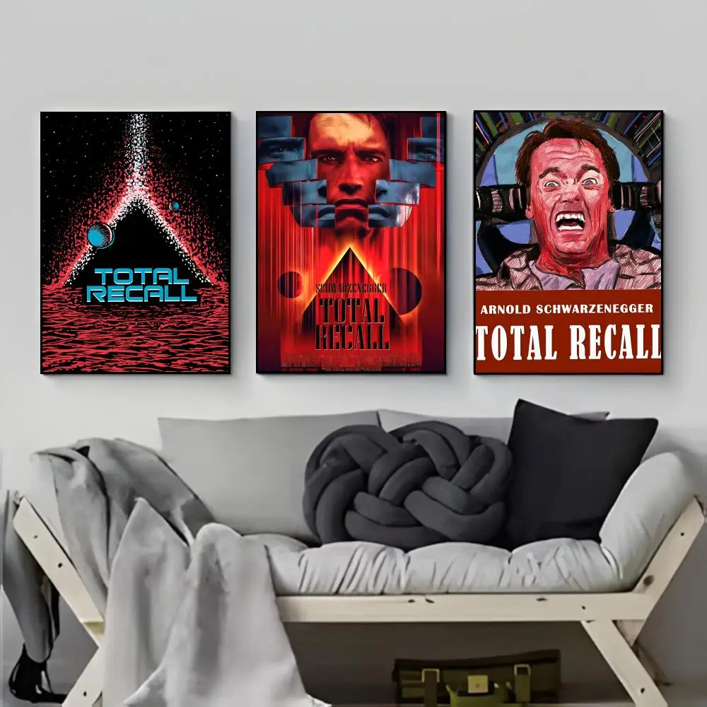 sci fi action film T-Total Recall Poster HD  Waterproof Wall Sticker Bar Living Room Decor Gift