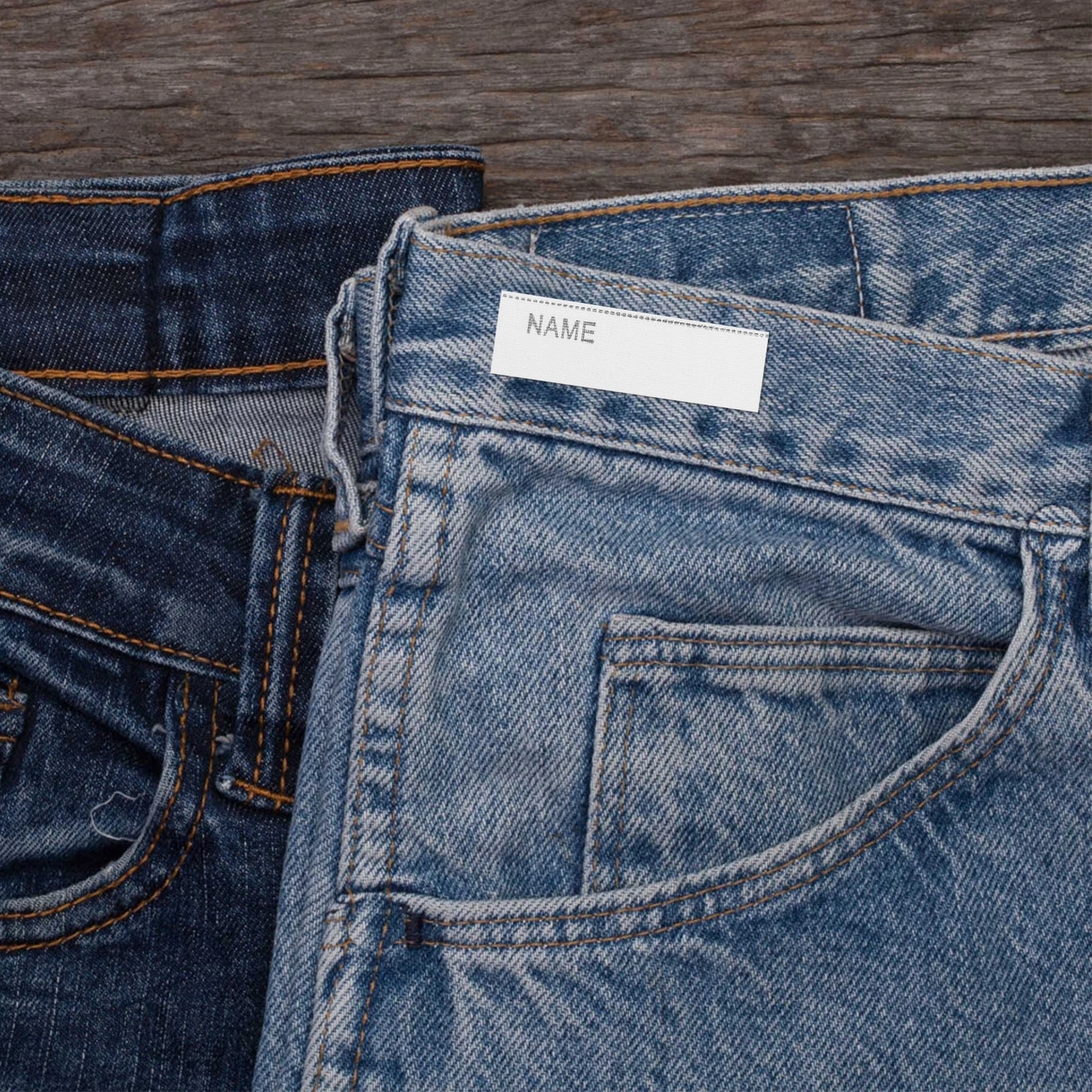 

1 set Kids Clothing Labels No Iron Washable Self-Stick Fabric Name Tags For School Uniforms T-Shirts Backpacks Reusable Adhesive