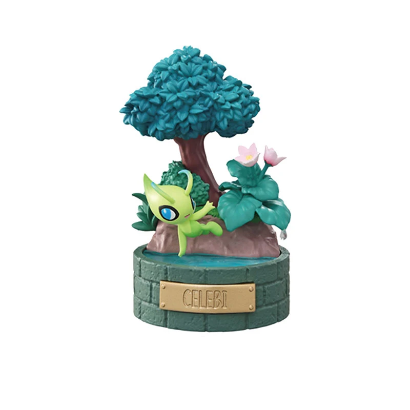 Oryginalna gra animowana Pokemon, gadżet, leśny Fuecoco, Swablu, w pudełku, Gacha Gashapon, figurki akcji anime, kolekcja modeli.