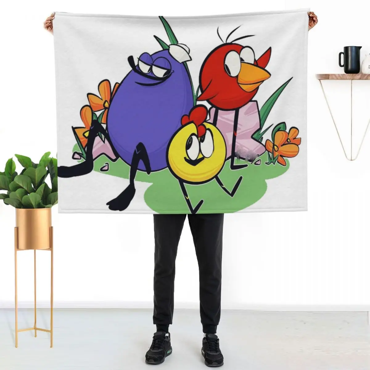 Peep and the Big Wide World Throw Blanket Thermal Retros Cute Plaid Sofa Throw Large Stuffeds Blankets