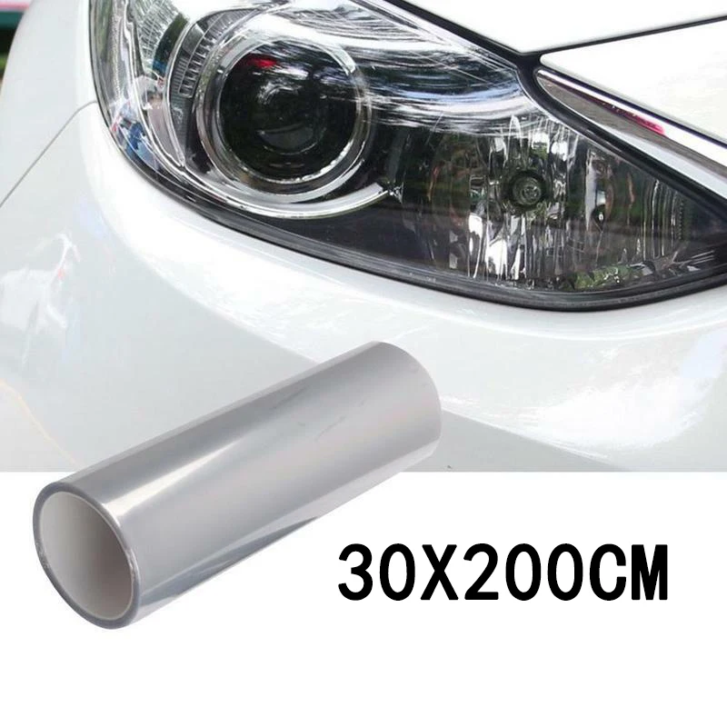 

Hot sale New Practical Protector Film Anti scratch Bumper Exterior Hood Kit Taillight Transparent 200*30cm Wrap