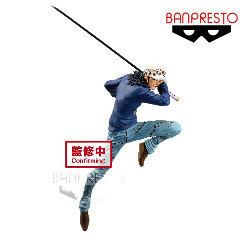 

Оригинальная коробка BANPRESTO, цельная, Trafalgar D. Фигурка аниме «Water Law 2» из ПВХ, Готовая модель, коллекционная игрушка, подарок для детей