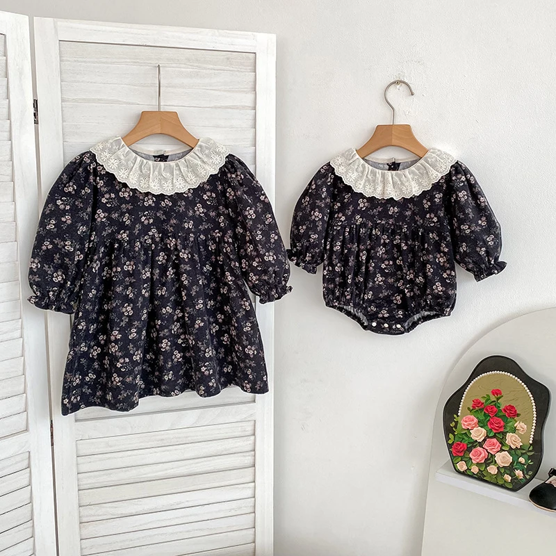 2026 Neuer Frühlings-Baby-Strampler für Mädchen 0-24M Langarm Baumwolle Bedruckt Koreanischer Stil Kletter-Strampler Süße Babykleidung – Detail 3
