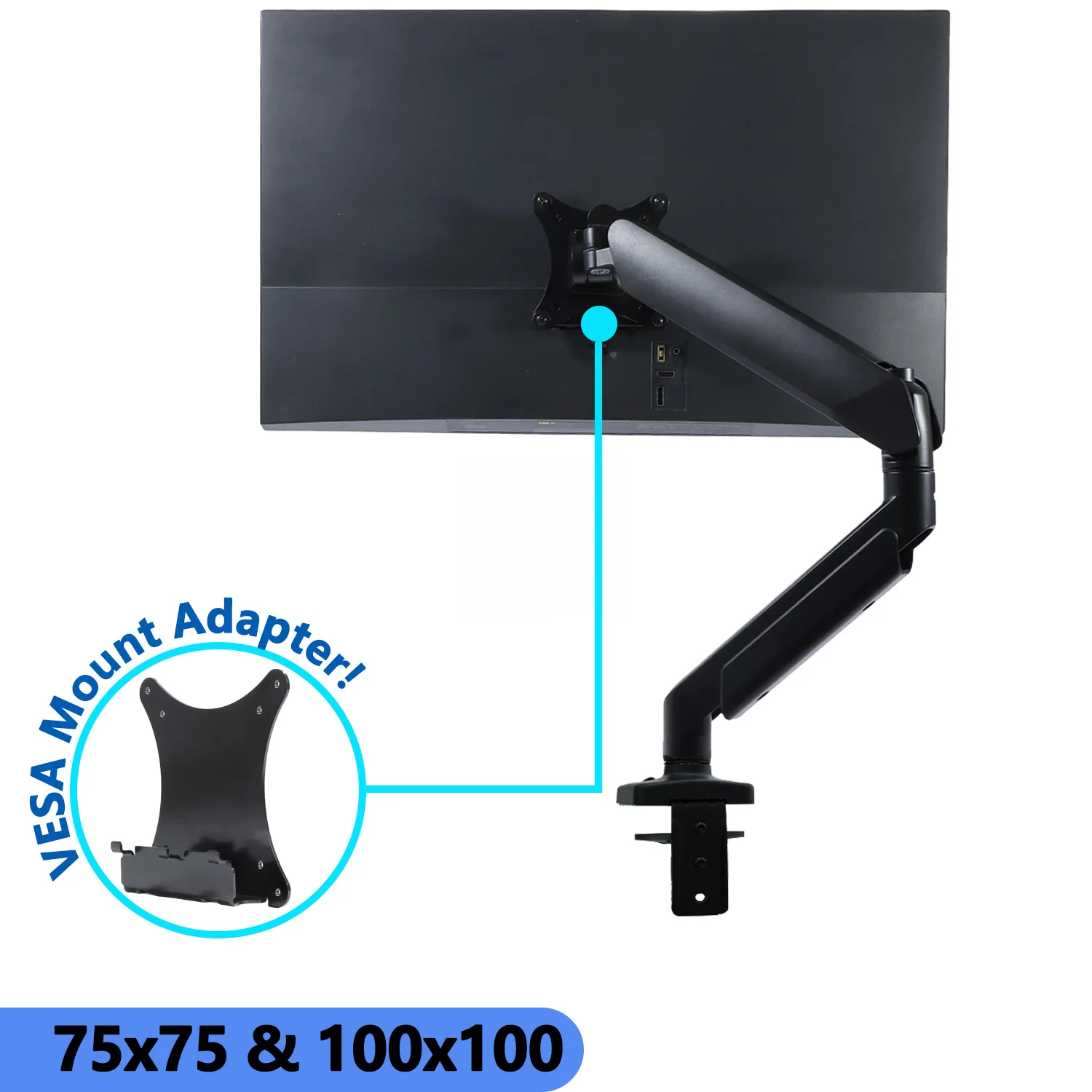 

Brand New Wall Mount Bracket for Lenovo L27q-10 L27q-20 X27q-10 Monitor VESA Adapter 75x75 & 100x100 for Monitors Arms