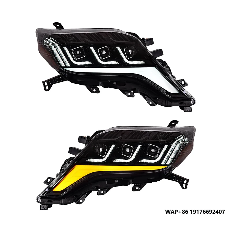 

YU GUANG for ’Toyota Land Cruiser Prado 150 J150 Headlight 2014 2017 Front Light Upgrade Led Lamps DRL Car Accessories Head Lamp