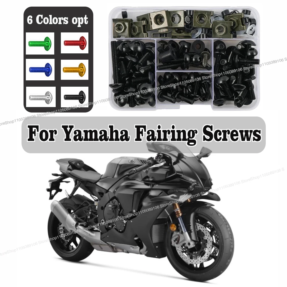 

For Yamaha MT 07 09 10 03 125 SP MT07 MT09 Tenere 700 Tracer 9 GT 900 9GT 900GT FJ-09 Motorcycle Fairing Screws Set Bolts Kit