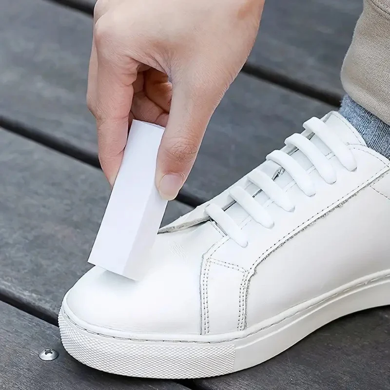 Borrador de descontaminación para zapatillas, borrador mate especial para zapatos blancos brillantes, descalcificación Simple, accesorios para zapatos fáciles de usar