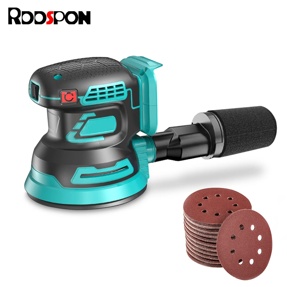 

3 Speed Brushless Random Orbital Electric Sander 125mm Wood Grinder Polishing Grinding Sanding Machine for Makita 18V Battery