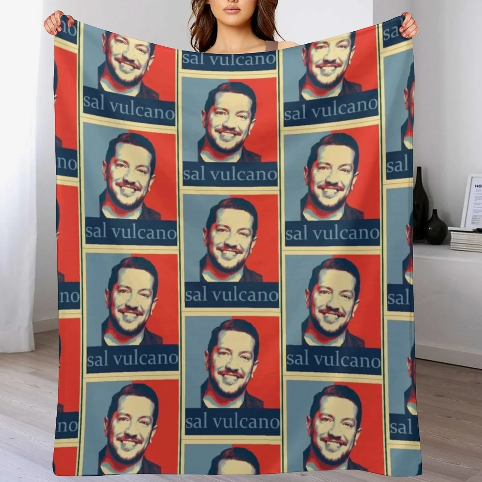 Music Retro Sal Vulcano Retro Vintage Throw Blanket Comforter Thin Blankets