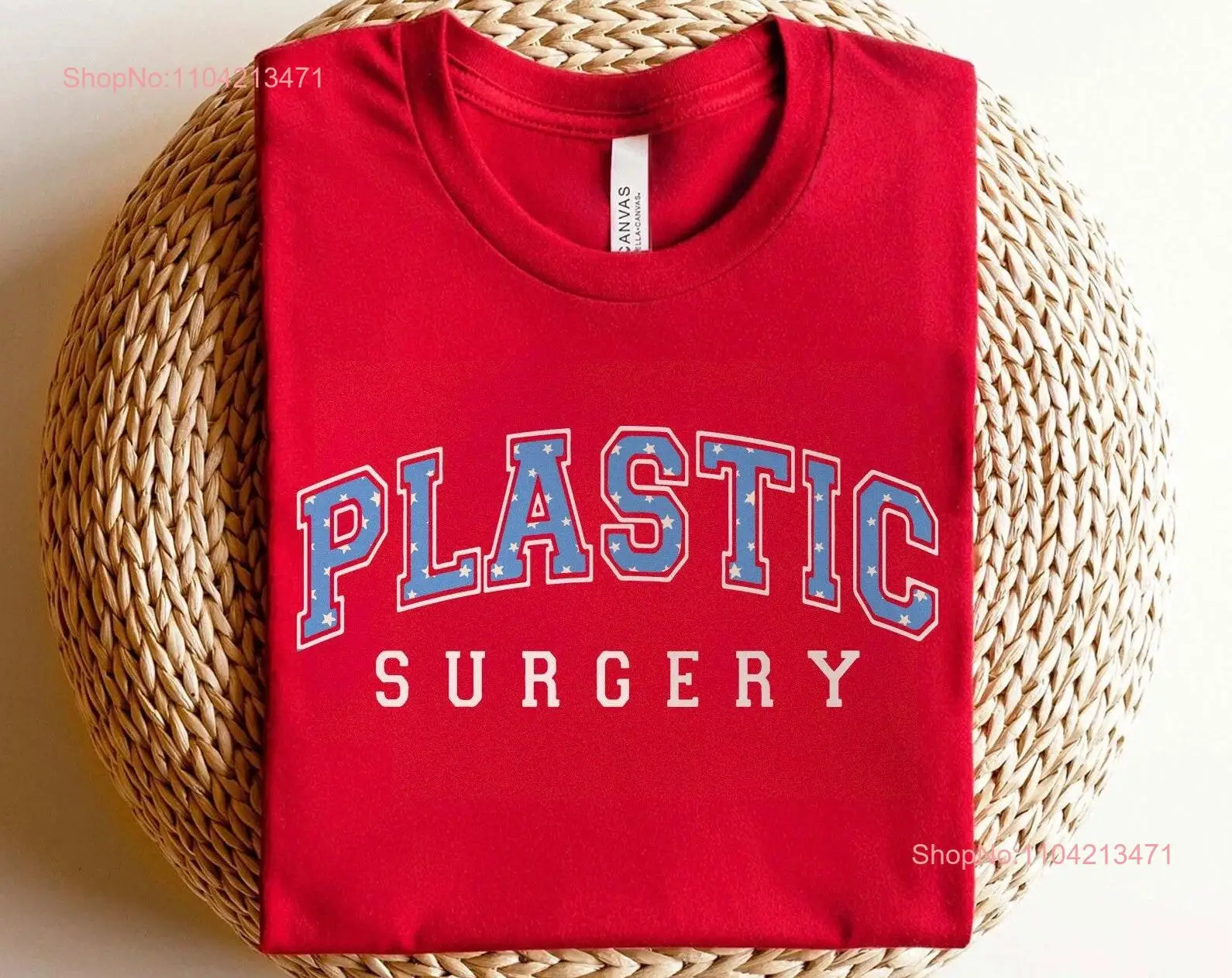 Varsity Plastic Surgery Nurse July 4th T Shirt Plastics Aesthetics Crew American Fourth Independence Day Rn Group