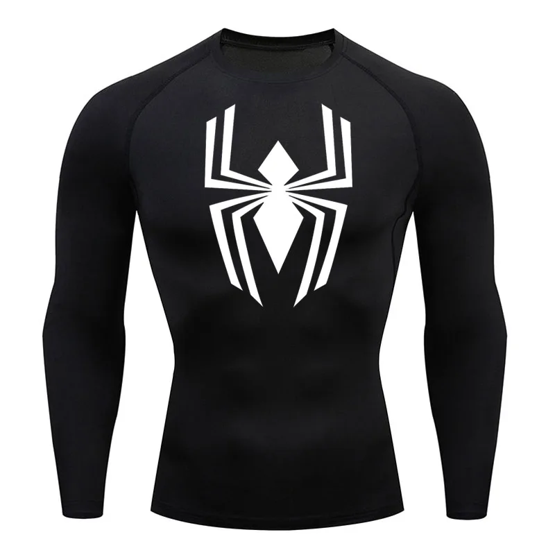 

Bodybuilding T-shirt Rashgarda MMA Long sleeves Compression Shirt Men Fitness Running T Shirt Gym Workout Quick Dry Sportswear