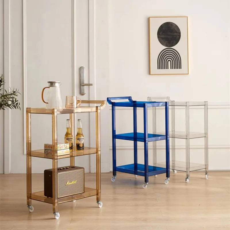 

Nordic Plastic Trolley Cart Kitchen Storage Shelf Creativity Salon Trolley Manicure Medical Salon Furniture Kosmetik Wagen FYST
