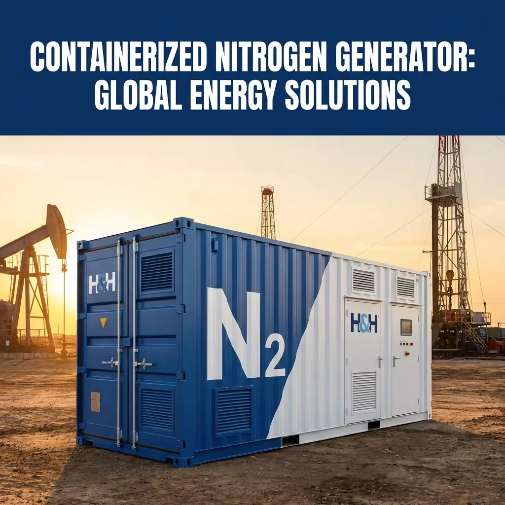 99.9% High Purity Nitrogen System In Container With Japanese Takeda CMS & Siemens PLC For Oilfields; Plug & Play & 24/7 Supply