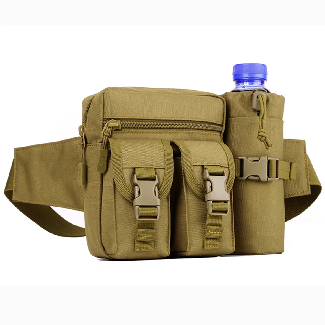 Männer Taille Fanny Pack Taschen Taktische Militärische Camping Reise Wandern Wasser Flasche Klettern Outdoor Sport Klettern Bum Hüfte Gürtel Tasche – Detail 18