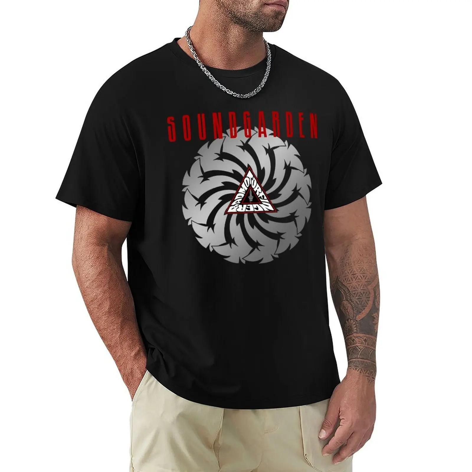 

Beach Carsoundgarden Soundgarden T-Shirt summer clothes customs design your own T-shirts oversize t shirt for men
