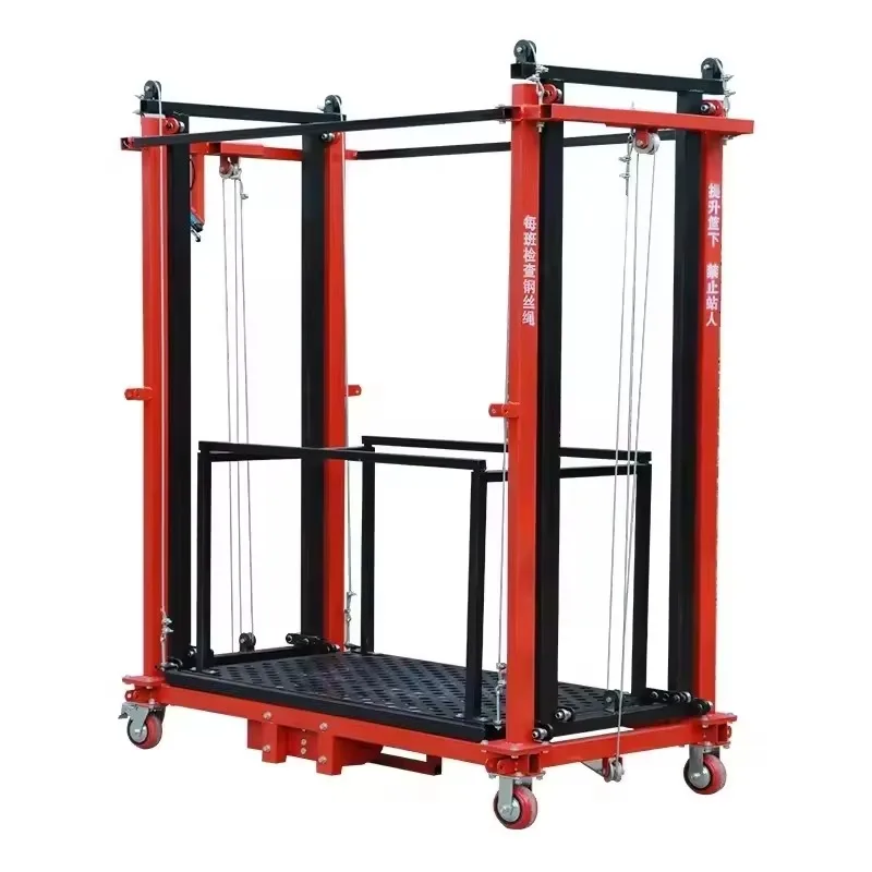 Electric Construction Scaffold Gondola Lift Suspended Working Platform for High Rise Wall Decoration Cleaning Maintenance