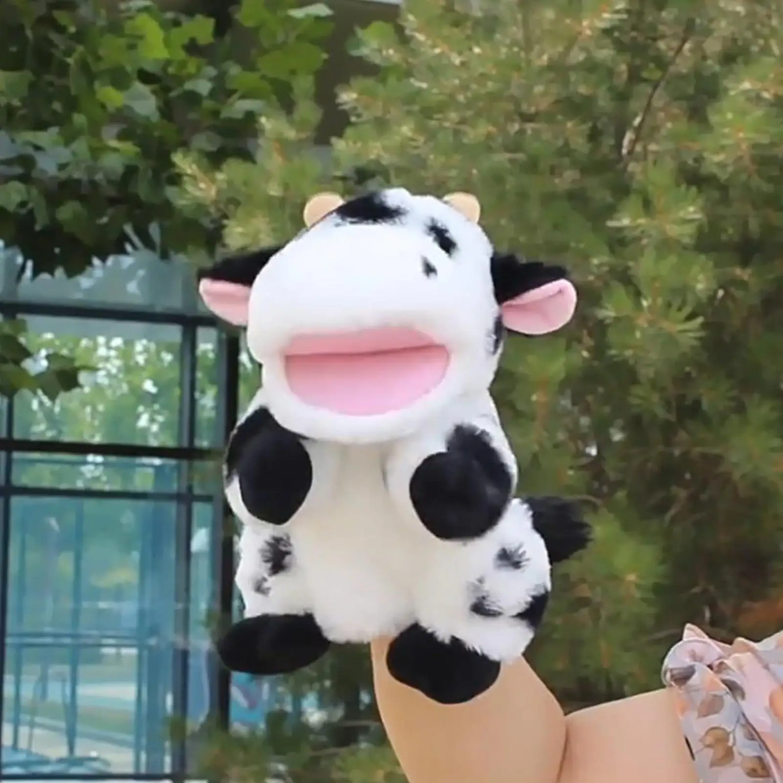 Marionnettes à main pour enfants, jouet en peluche interactif, doux et mignon, marionnettes d'animaux pour enfants, garçons et filles, amis de la famille