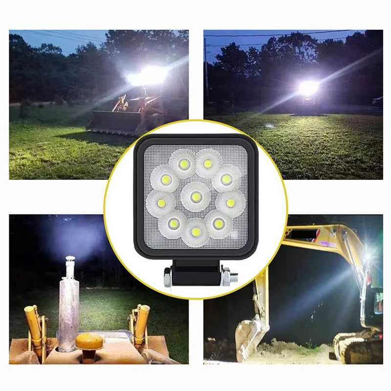 12 فولت مصباح ليد بار مصباح LED صغير ضوء العمل على الطرق الوعرة الأضواء ل جيب شاحنة 4X4 سيارة SUV ATV Barra LED المصابيح الأمامية الفيضانات #4