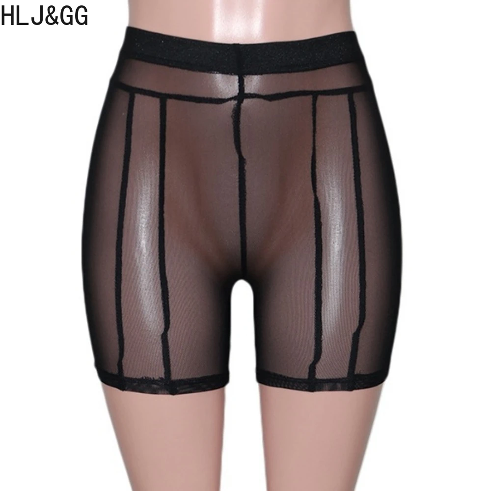 HLJ & GG – ensemble deux pièces pour femmes, haut imprimé à pois, col licou, avec nœud, sans manches, dos nu, haut Slim + short en maille, tenues Streetwear