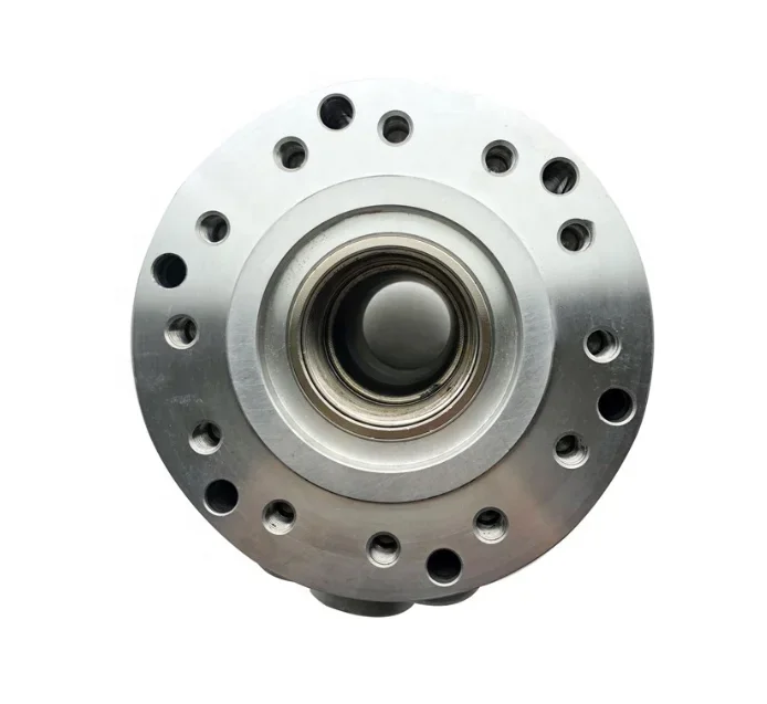 

High Speed Solid Hydraulic Rotary Cylinder 3-jaw Hydraulic Chuck Cylinder Oil Pump Lighjt Weight For CNC Lathe Drilling