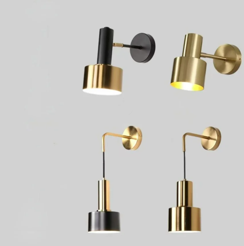 Gold Modern LED Wall Lamps Vintage Home Lighting Living Room Bedroom Decoration Bathroom Vanity Light Fixture Wall Mount Lamps