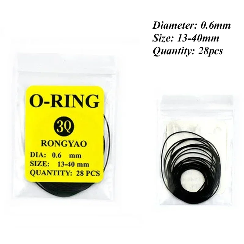 مشاهدة طوقا الشحوم أداة إصلاح الزي 0.5 مللي متر 0.6 مللي متر 0.7 مللي متر 0.8 مللي متر O-حلقة الختم المهنية مقاوم للماء السدادة ل ساعة طوقا