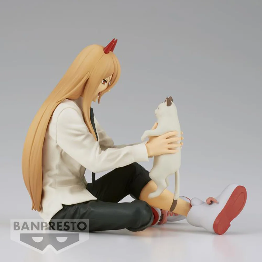 In Stock Original Banpresto Break Time Collection Chainsaw Man Power Figure Anime Genuine Collectible Boxed Model Dolls Toy Gift
