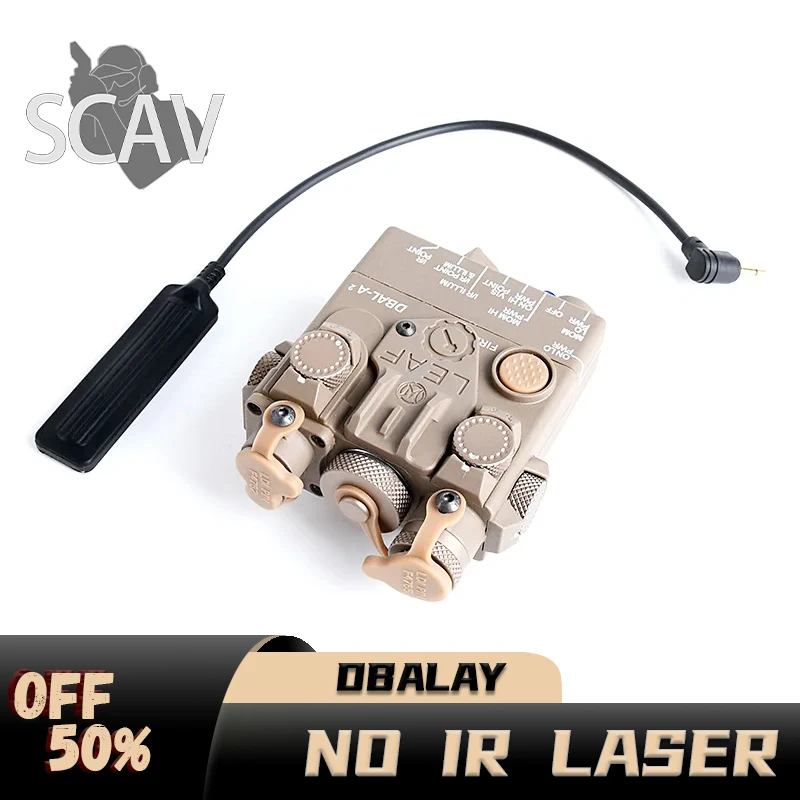 

Tactical DBAL A2 Laser Pointer Red Blue Green Dot Sight Laser No IR Tacitcal Strobe Hunting Weapon Light Fir 20mm Rail Wiht Pres