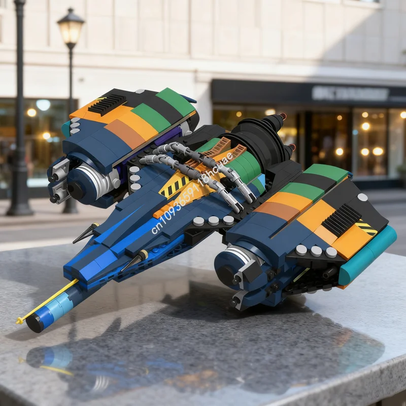 

755pcs MOC Destiny Arcadia Class Jumpship Creatored Model Building Toys Blocks Christmas Gift Assemble DIY Idea Education