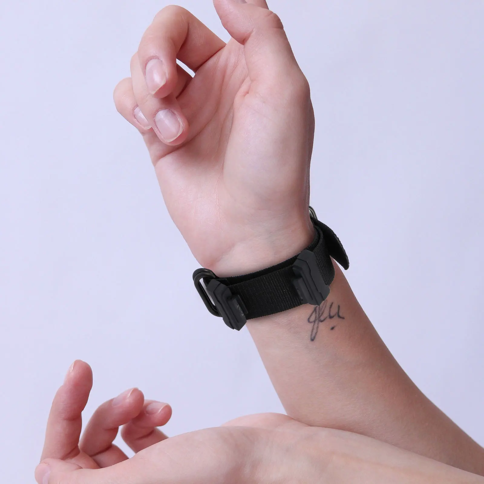 1 conjunto de pulseira de relógio de nylon, durável, macia, ajustável, para relógio inteligente, pulseira de lona, substituição, presente confortável