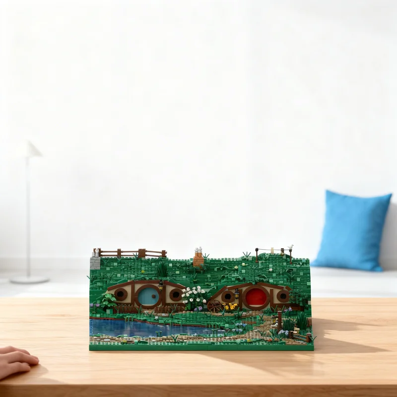 

2886pcs MOC Hobbiton Section 2 And 3 Hobbit Lord Rings Model Building Blocks Construction Toys Christmas Gifts Brick Kids Idea