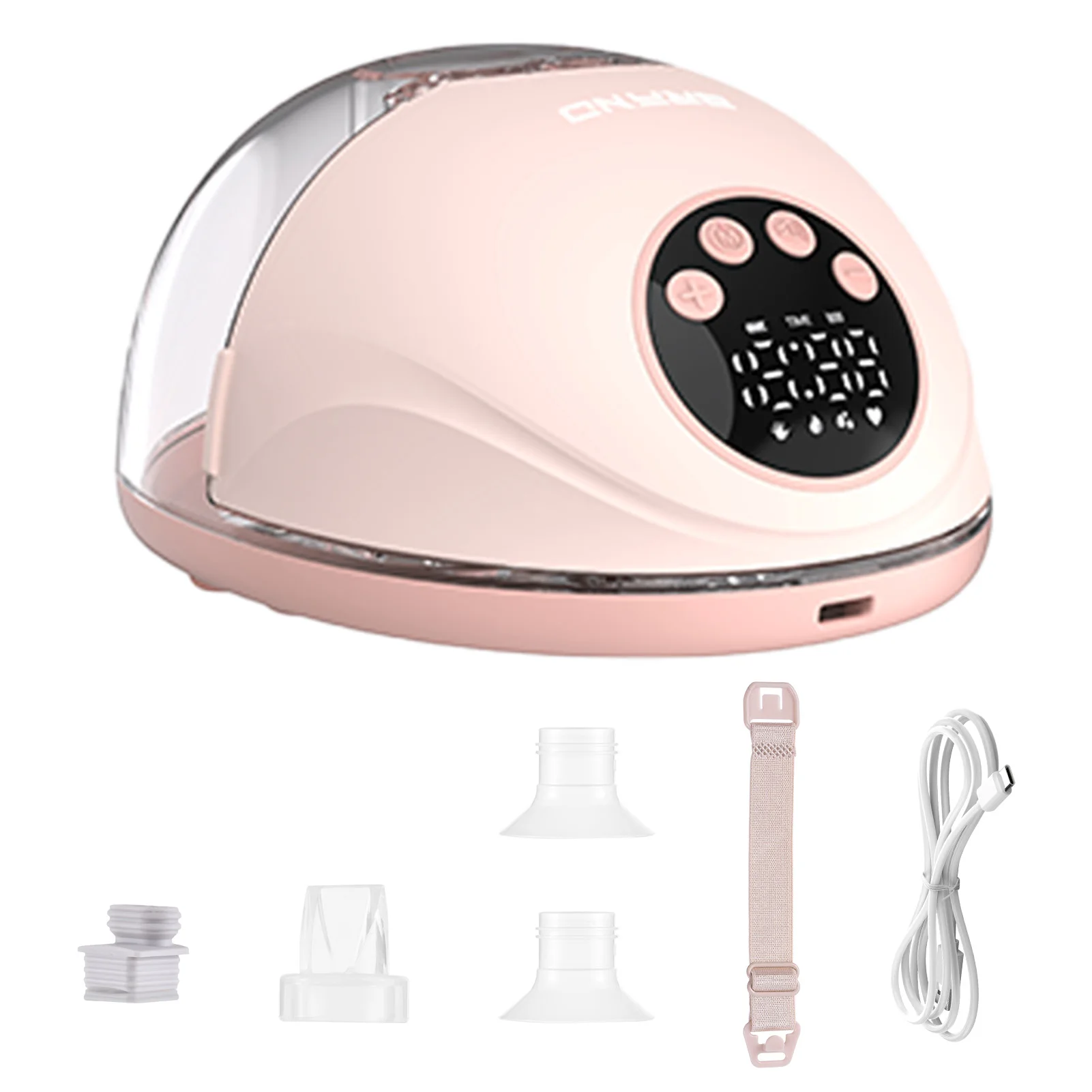 

2 упаковки молокоотсоса Hands Free с 4 режимами, 12 уровней, портативный молокоотсос с автоматической остановкой, безопасный, двойной герметичный, электрический, беспроводной