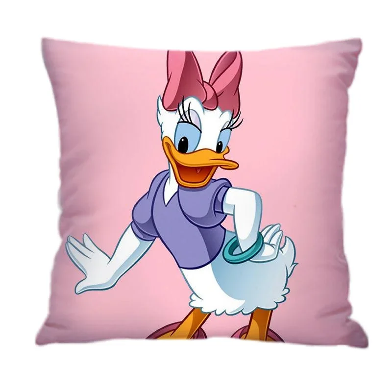 Disney Mickey Minnie Mouse Daisy Donald Duck Cushion Cover Sofa Decorative Pillow Cases Throw Pillow Case For Sofa Car 40x40cm