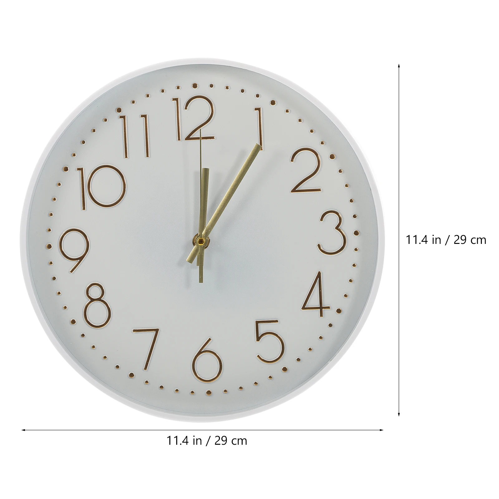 Wall Clock Silent Quartz Analog Modern Bedroom Living Room Wear Resistant Home Decor Large Digital Design Style