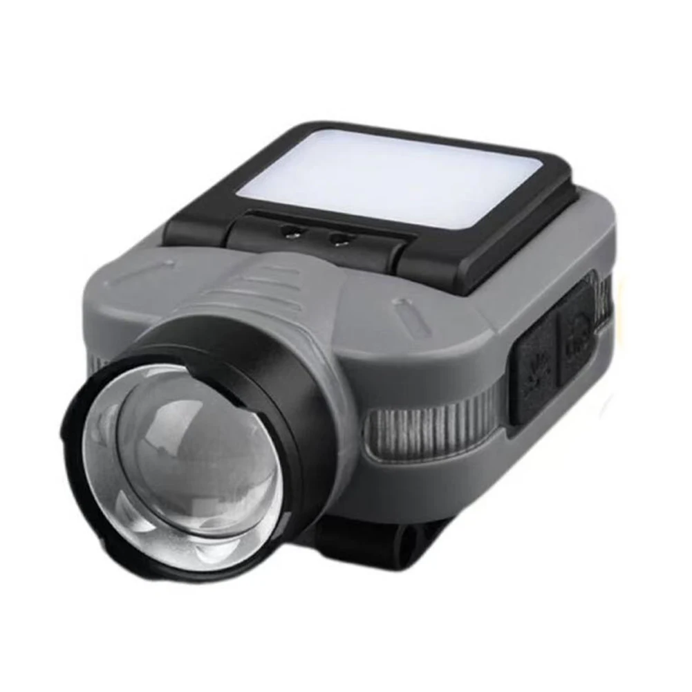 

Фонарик для кемпинга, светодиодный налобный фонарь для активного отдыха, желтый, USB-перезаряжаемый, аксессуар, долговечная батарея