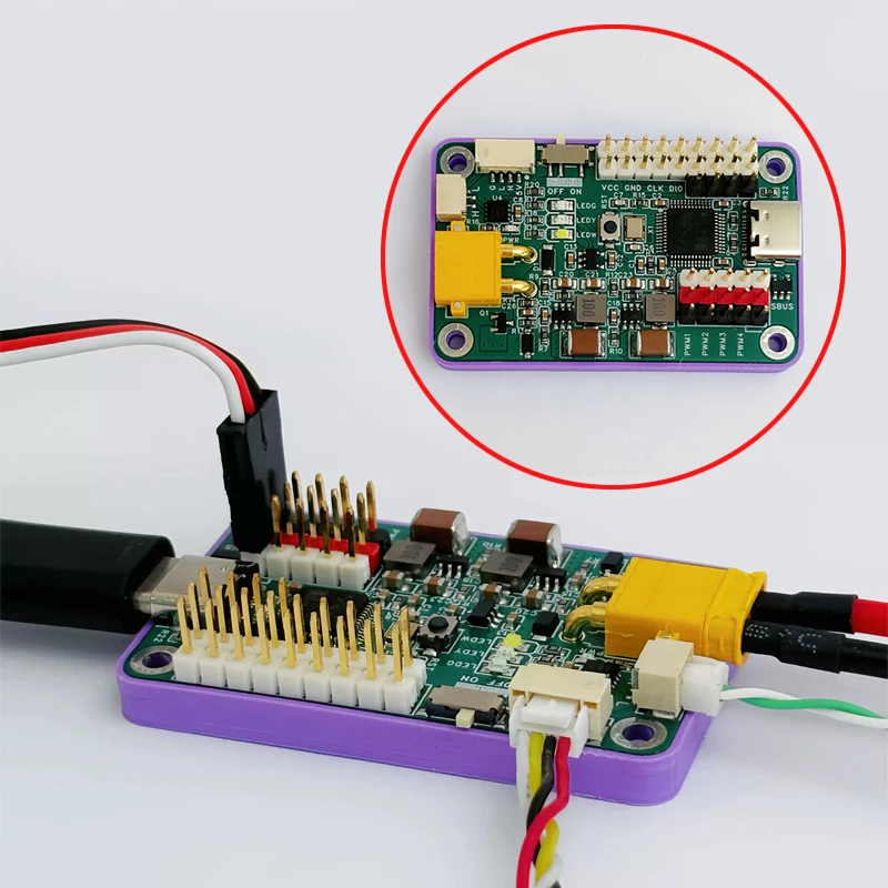 1PCS 8-33V STM32 Development Board STM32F103C8T6 MCU 1-Channel CAN Bus XT30 Power Input Port Dev-Lite for Robot/Drone DIY Parts