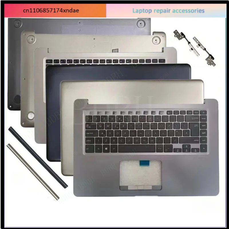 For VivoBook S510U A510 A510U X510UA S510 X510 F510U A510 F510 Laptop LCD Back Cover/Front Bezel/Hinges