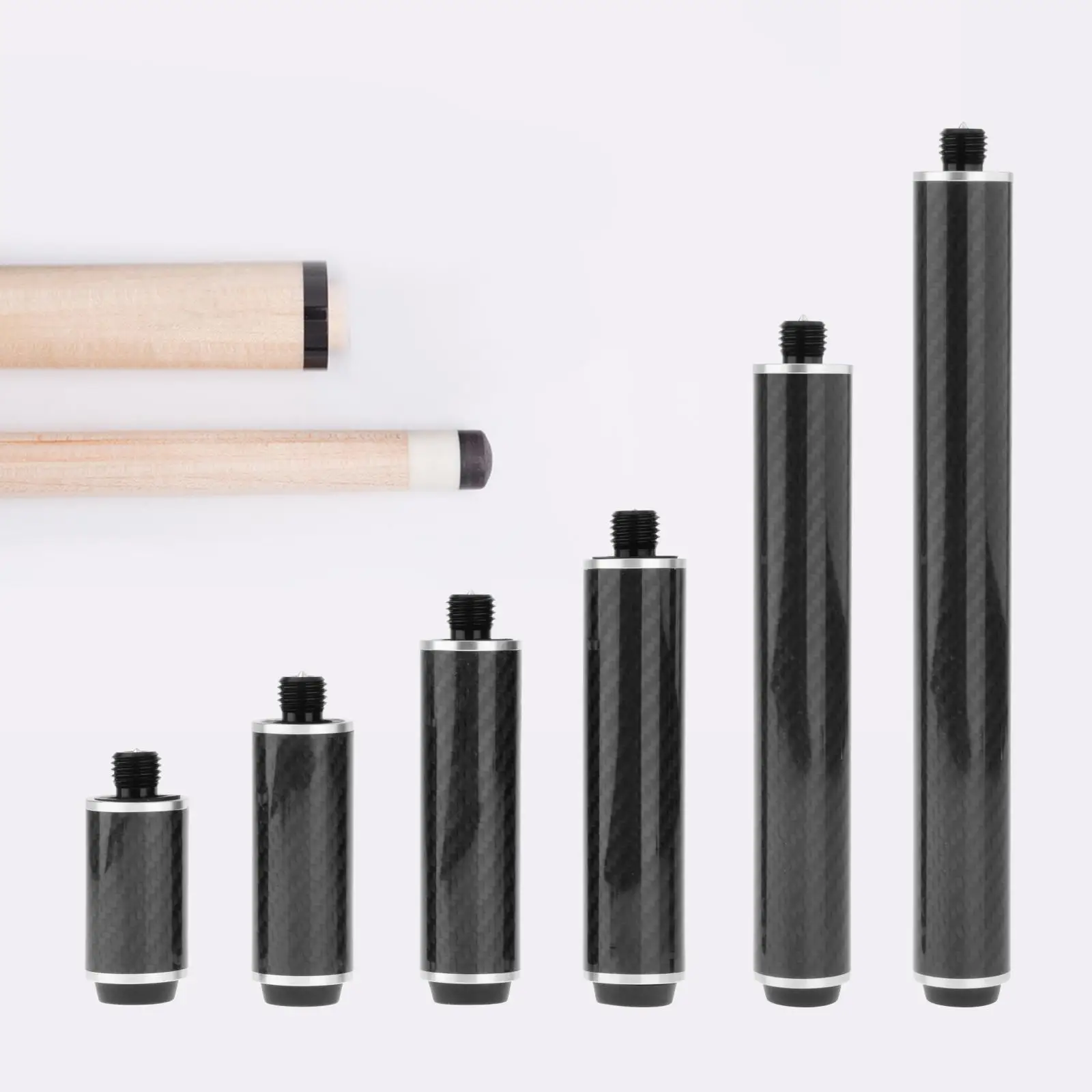 

Billiards Pool Cue Extension Pool Cue Weight Screw Weights Replacement Snooker Cue Stick Extender for Training Entertainment