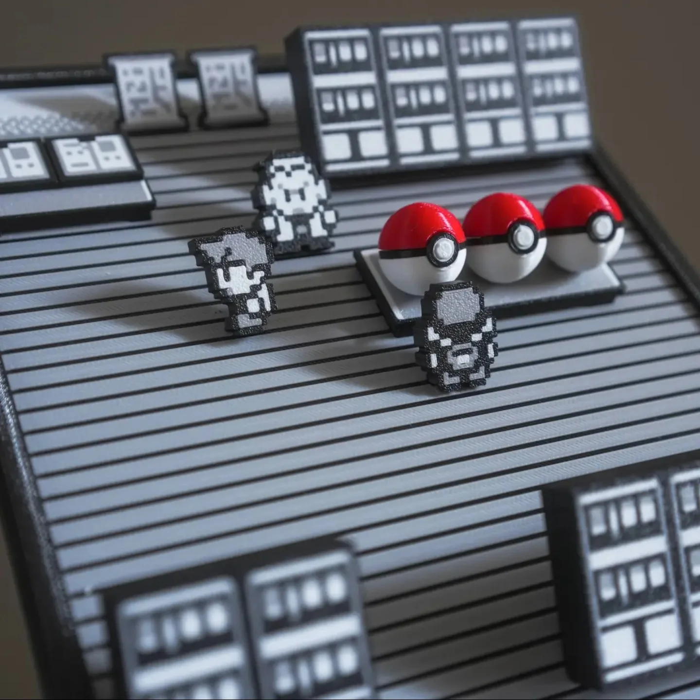 

Pokemon Gold Silver Scene Figure Model Toys Big Size