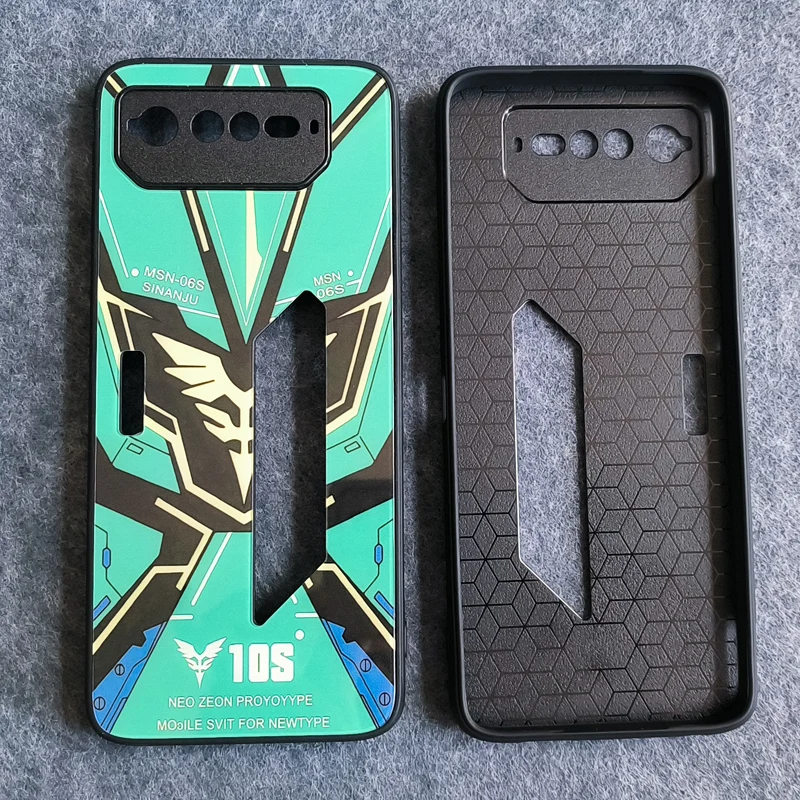 9H Glass Case For Asus ROG 6 Cases ROG6 Hard Tempered Glass Phone Back Cover For ASUS Rog 2 3 5 5S Rog Phone 7 Shell ROG7 ROG8 9 - view 2