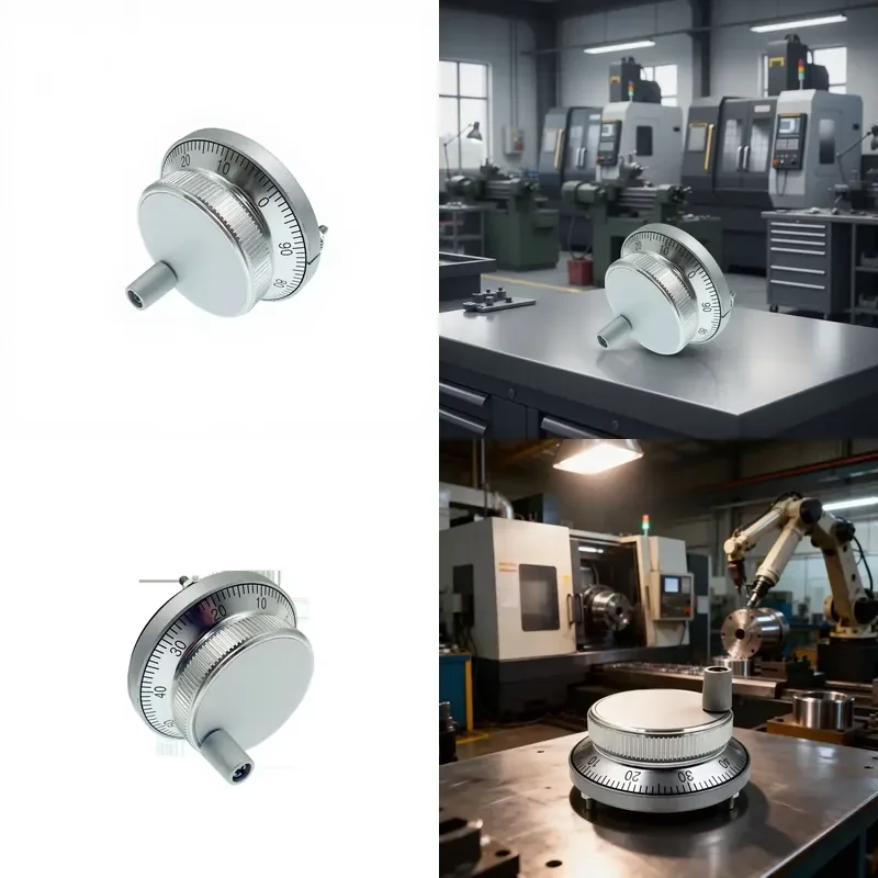 60Mm 100 Ppr pulsed 5V DC MPG handwheel encoder for numerical control systems, numerical control milling machines, manual