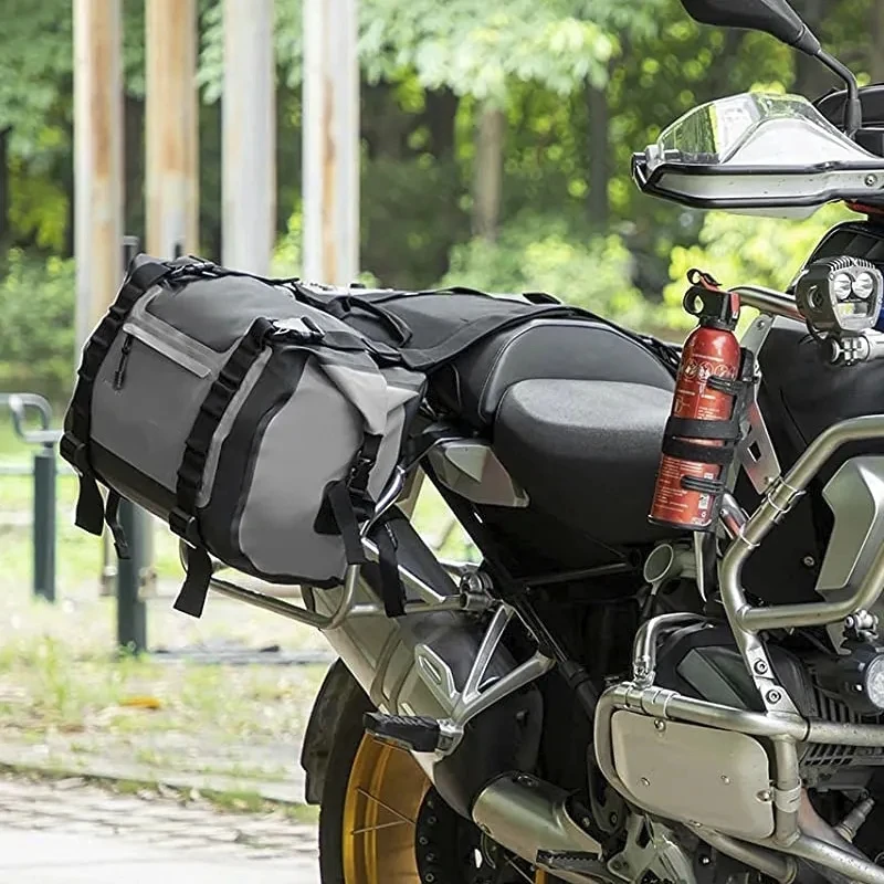 

Roll Top Rider PVC Custom Waterproof Delivery Saddle tank Bag Motorcycle Bag