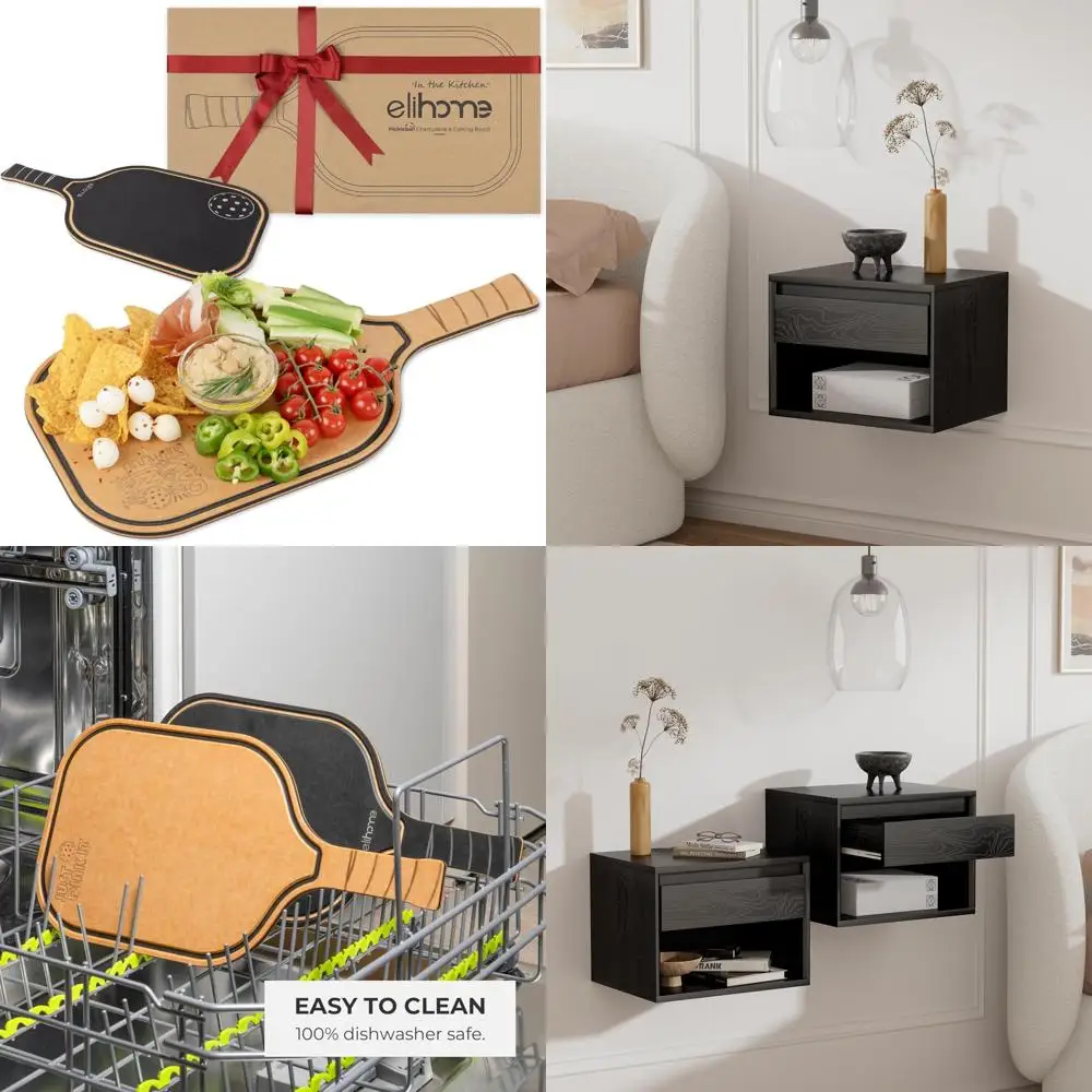 

Pickleball Wooden Charcuterie Board with Handle, Perfect Gift for Men and Women, 16x8.5 Inch Paddle Shape, Ideal for Pickleball