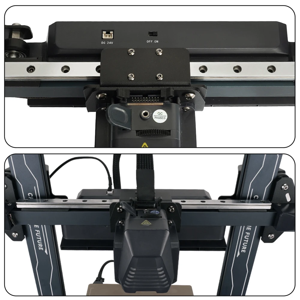 Imagem -03 - Kit de Conversão Atualização do Eixo x Trilho Guia Linear Peças para Impressora 3d Conversão para Elegoo Neptune e Pro Mgn12 Pro