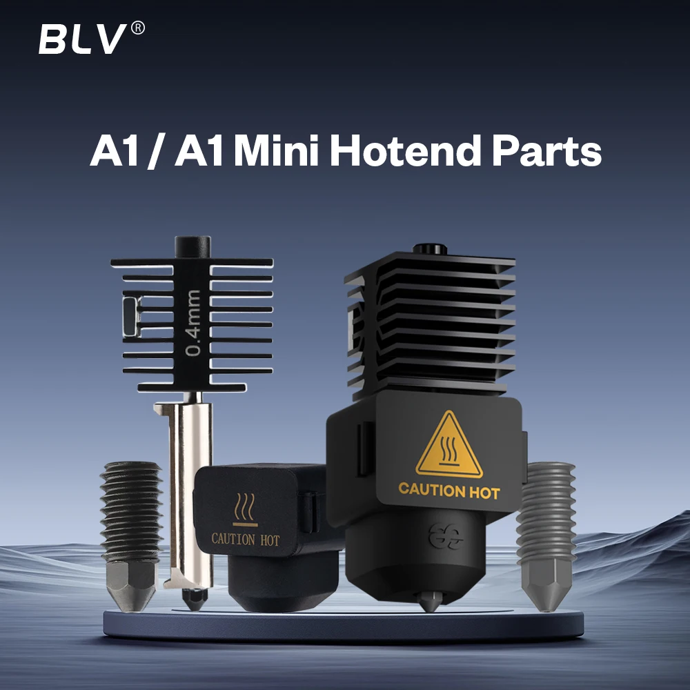 BLV® Phaetus Conch M4 Hardened Steel Nozzle for Bambu Lab A1/A1 Mini Hotend Upgrade