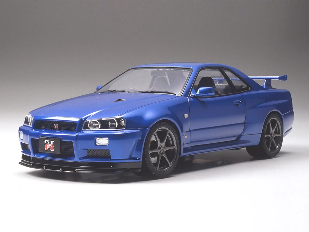 Tamiya 24258 static assembled car model 1:24 scale For Nissan Skyline GT-R V Spec II R34 car model kit