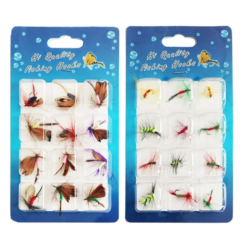 

Fishing Fly Fishing Fly Kits Fly Fishing Lures Fish Salmon Trout Fly Wet/Dry Fishing Baits Fishing Tackle