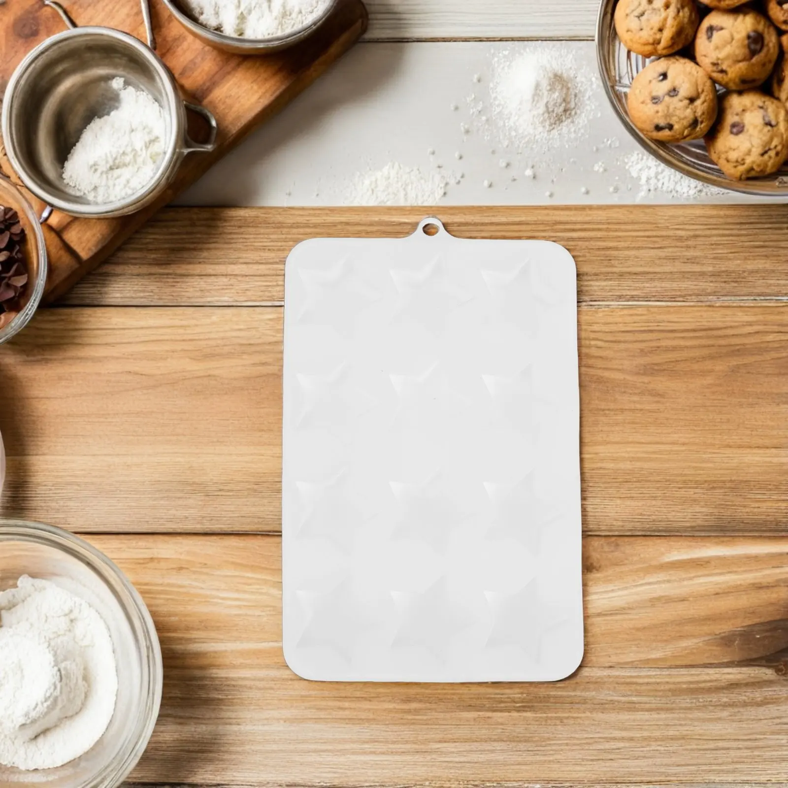 Molde de Silicona de 12 Cavidades en Forma de Estrella de Cinco Puntas, Antiadherente y Flexible, para Pasteles, Chocolate, Gelatina, Postres, para Hornear, Congelar y Hacer Fondant