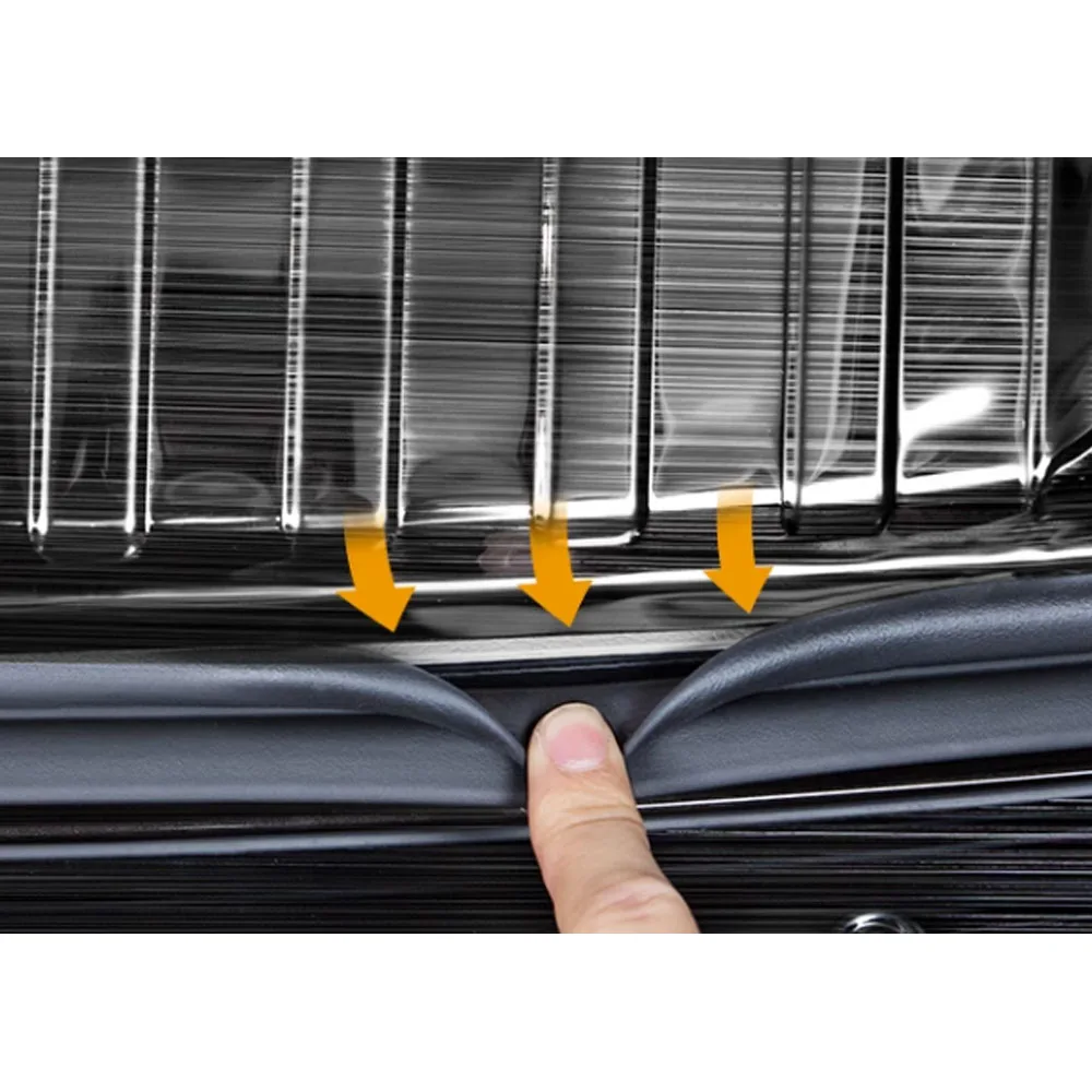 Stainless Steel Car External Rear Bumper Trim Decoration Cover Trunk Interior Accessories for Hyundai Custo 2021 2022 2023 2024